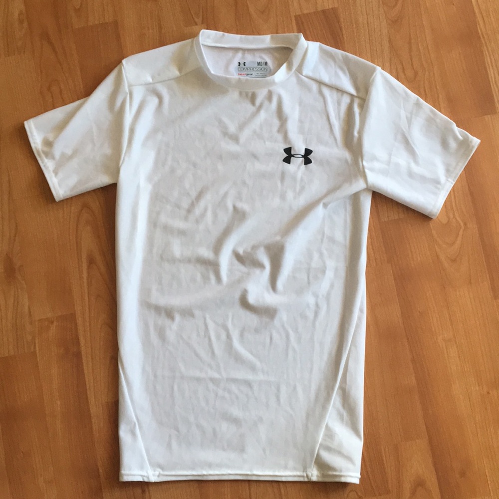 Under Amour white compression tee